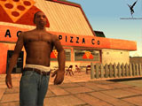 The hero of the game, Carl Johnson