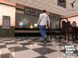 Carl in one of the game's many fast foods
